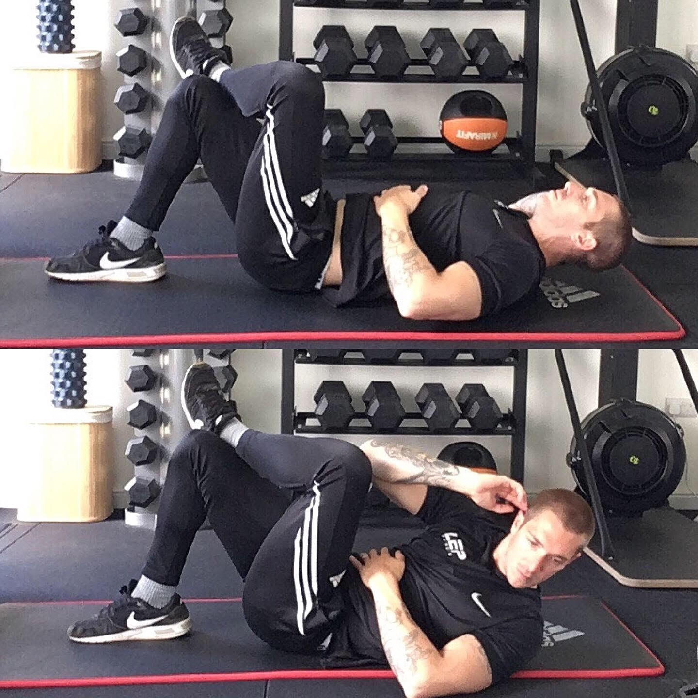 Oblique Side Crunch each side image