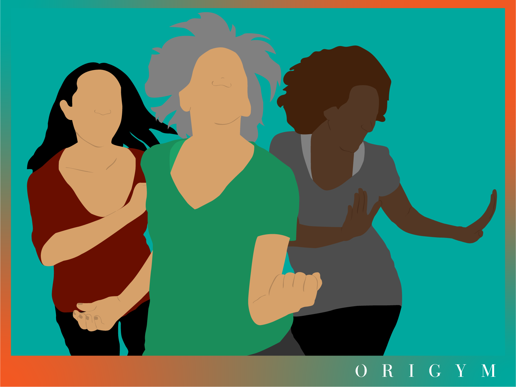 image older personal trainer