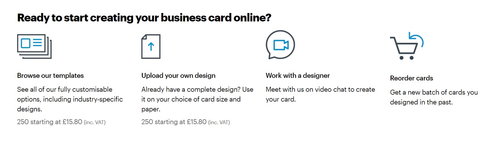 Vistaprint personal training business card sample