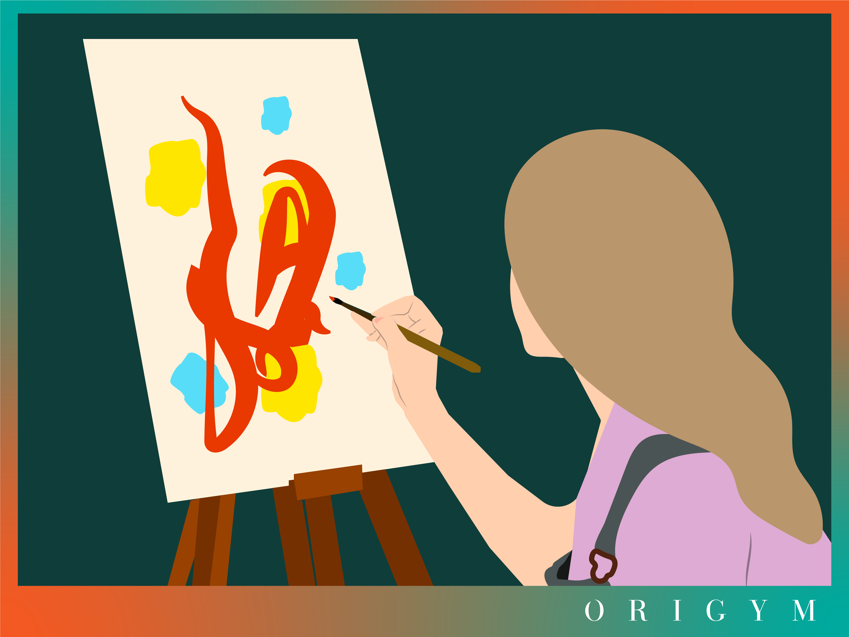 Colour of a personal training business card