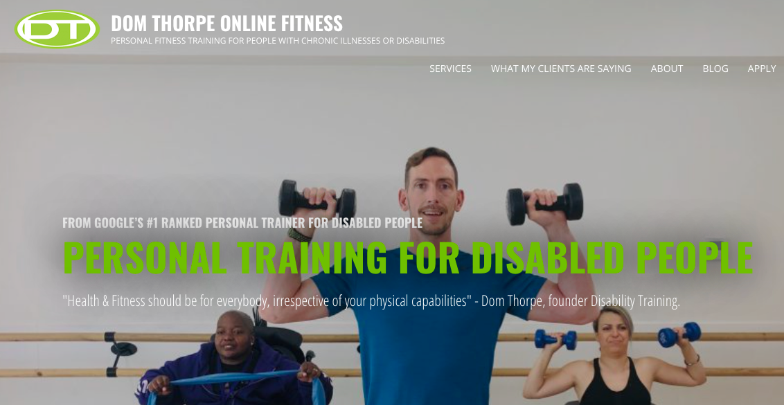 dom thorpe samples of personal trainer specialities image