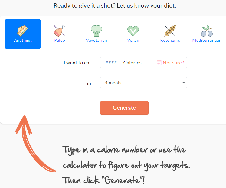 how to meal plan for family