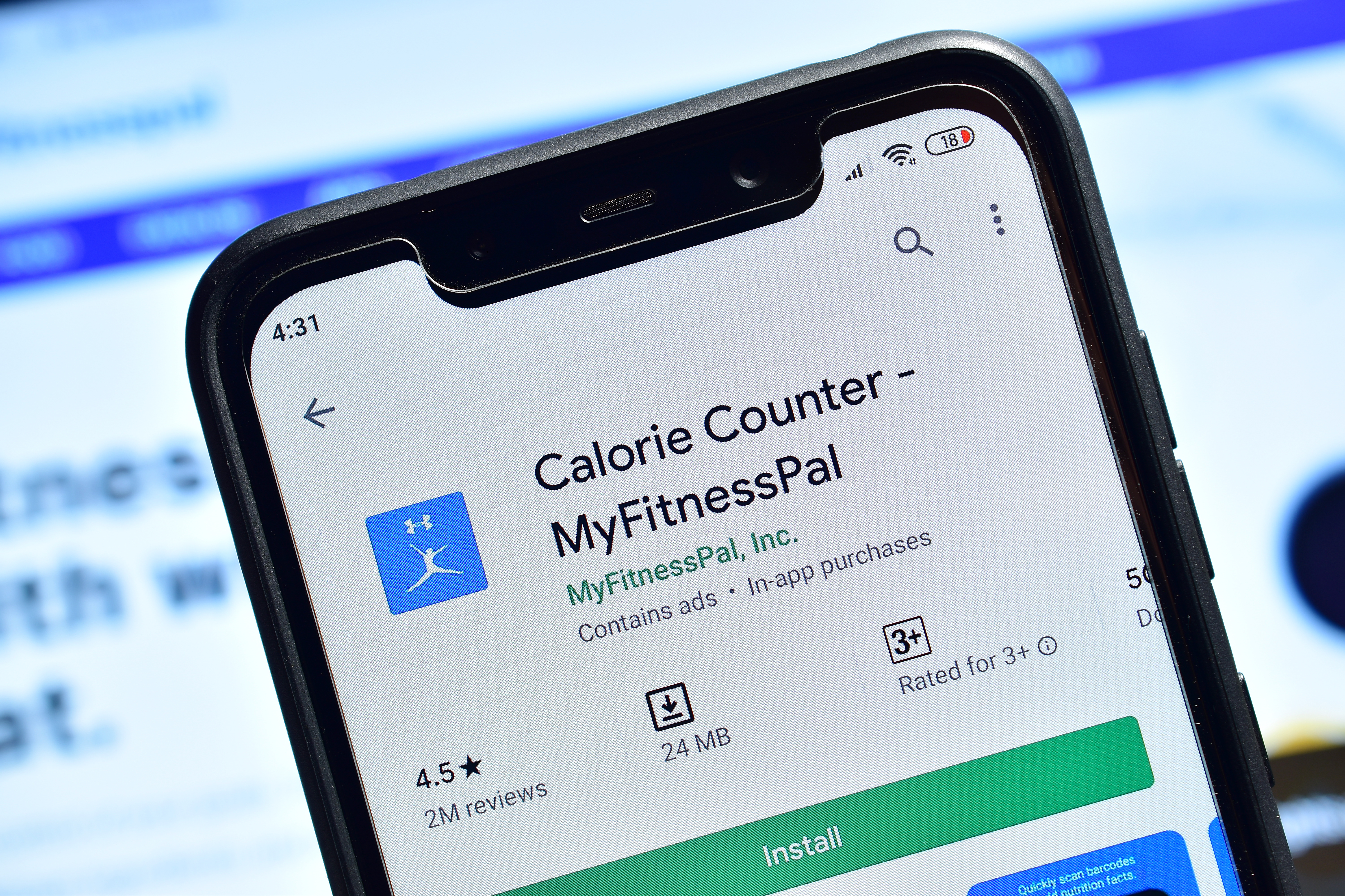 download personal trainer food into myfitnesspal