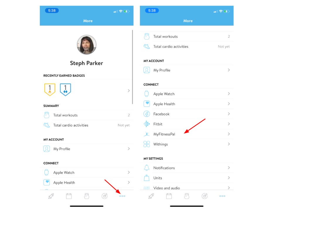 myfitnesspal personal training apps