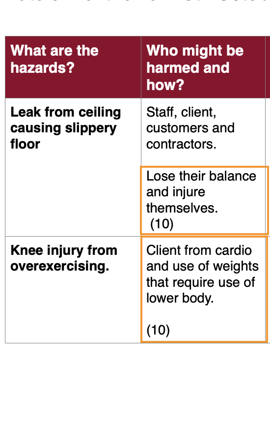 health and safety personal trainer 6