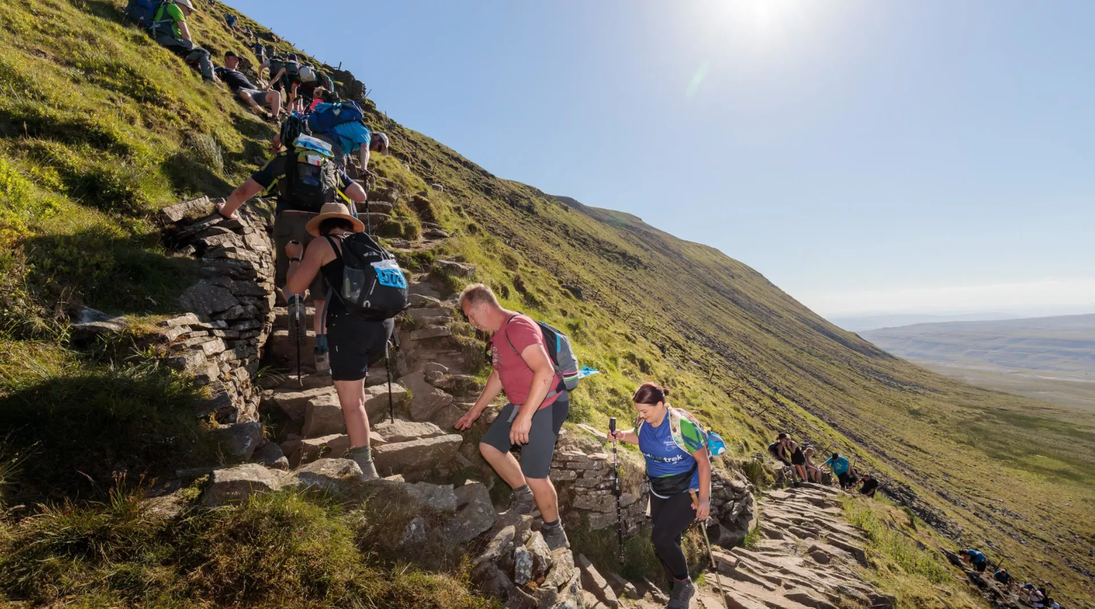 three peaks challenge for PT clients