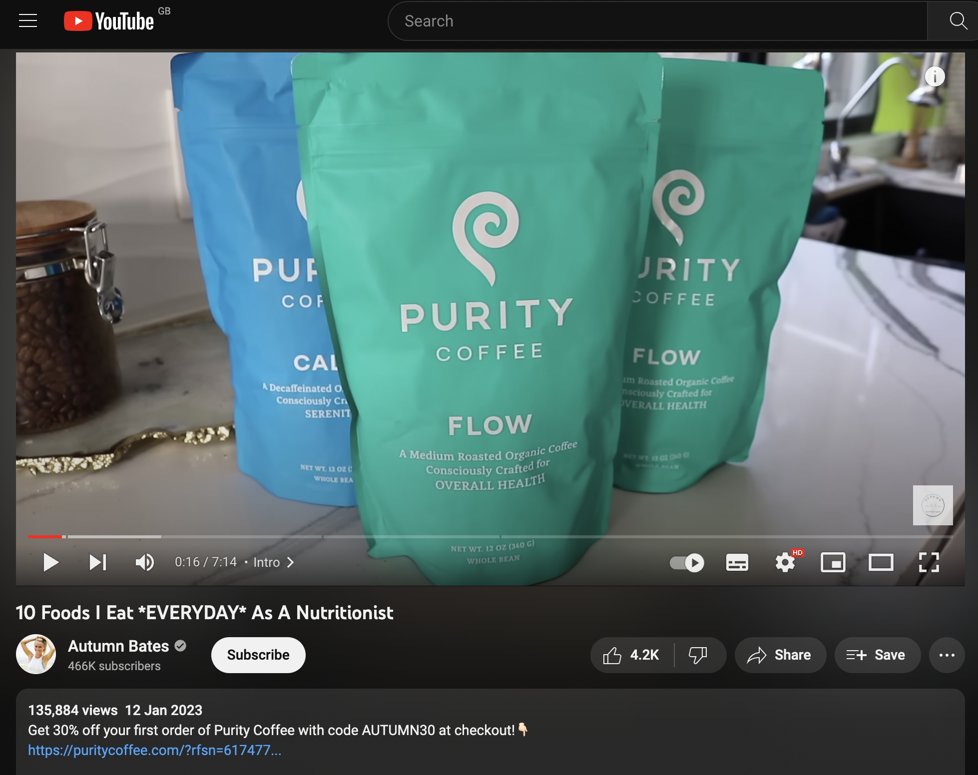 Autumn Bates YouTube passive income for nutrition practice