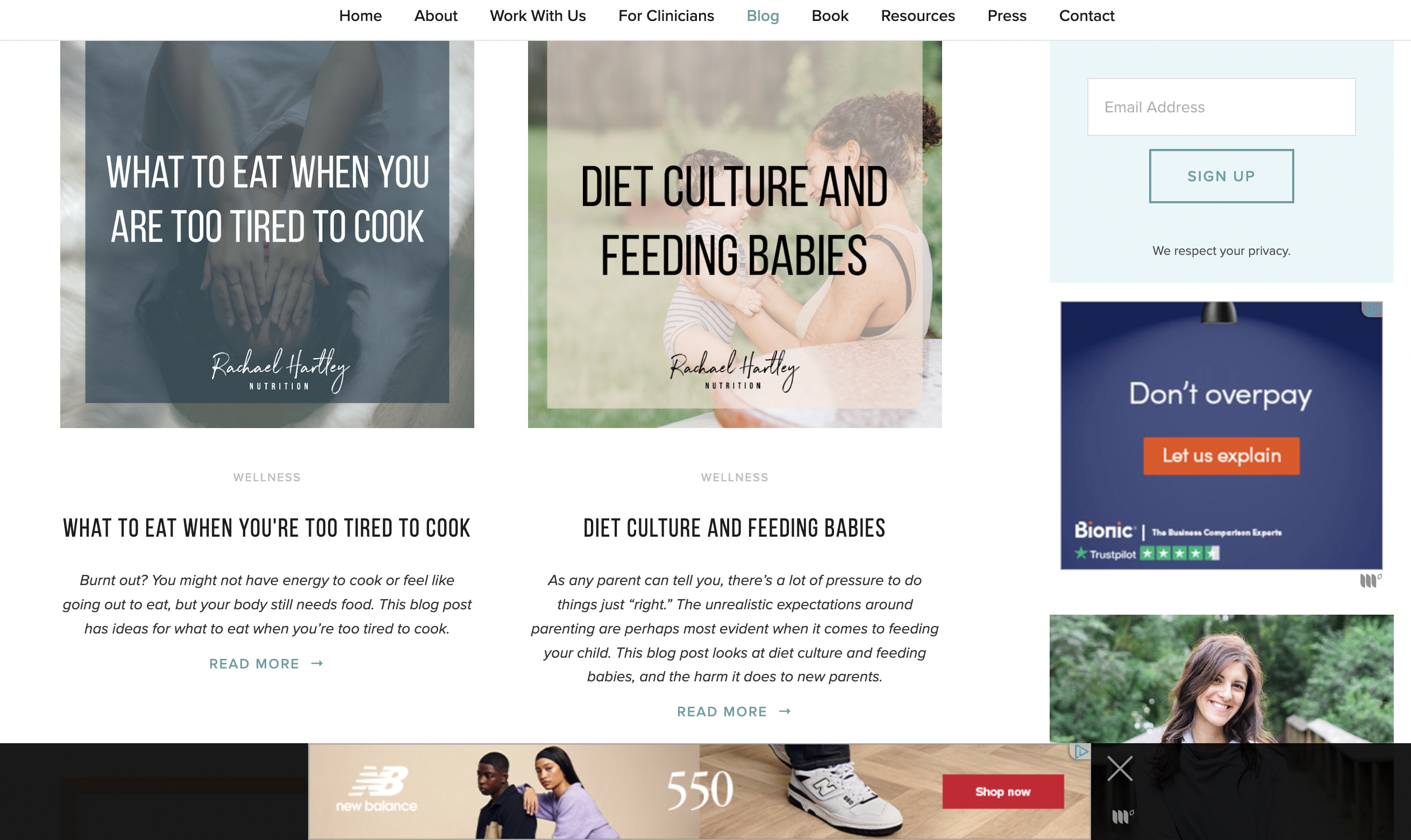 Rachel Hartley nutritionist passive income