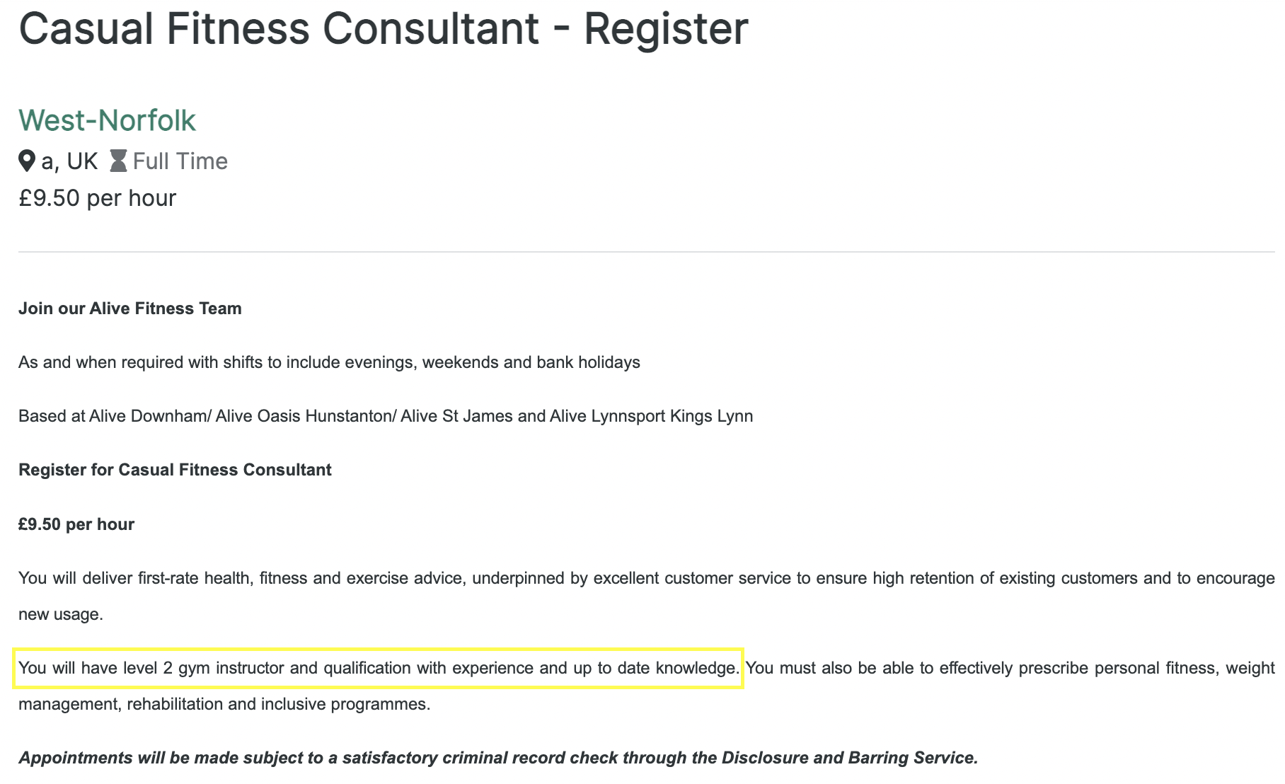 casual fitness consultant ad