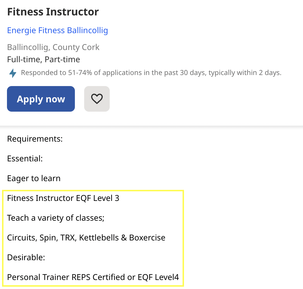 Level 3 Fitness Instructor - piloxing instructor