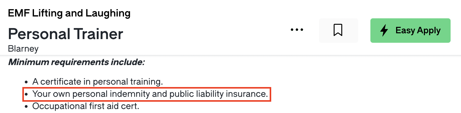 EMF Lifting & Laughing PT Insurance