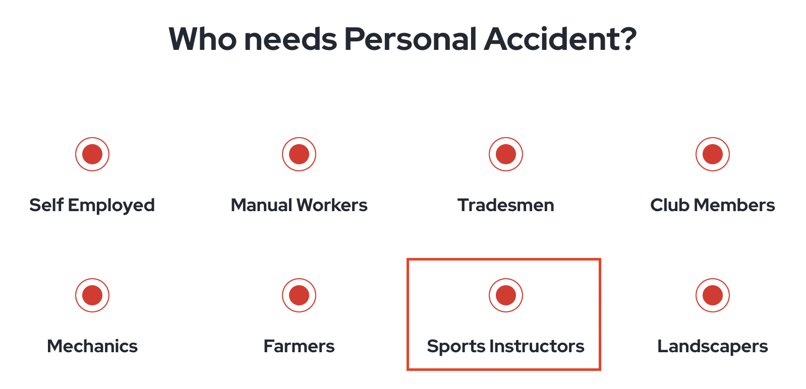 Personal Accident Personal Trainer Insurance