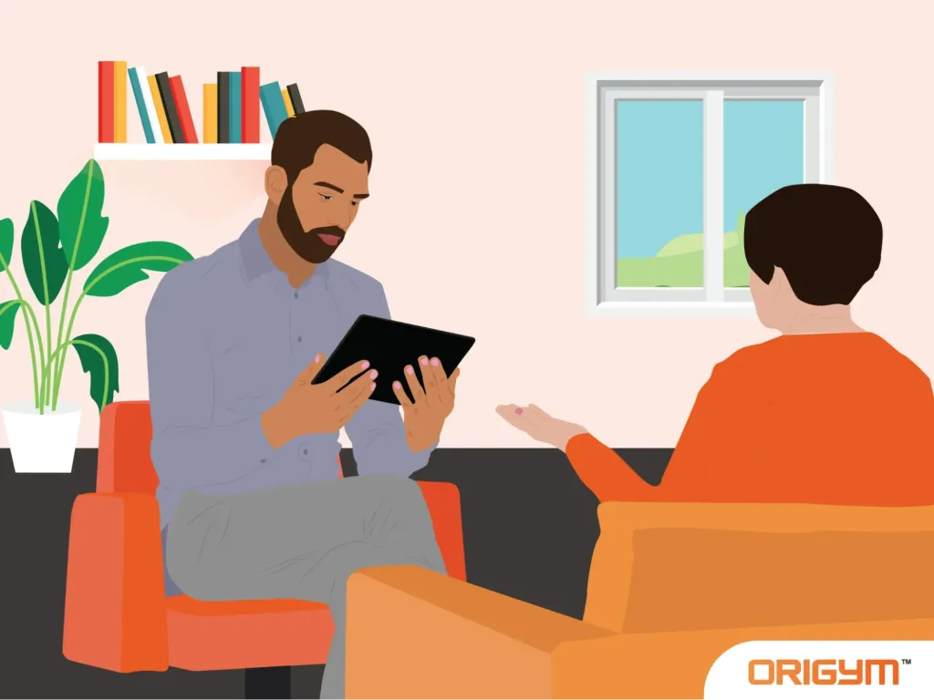 Man-and-woman-in-a-therapy-session-representing-mental-health-support-roles-as-jobs-that-help-people