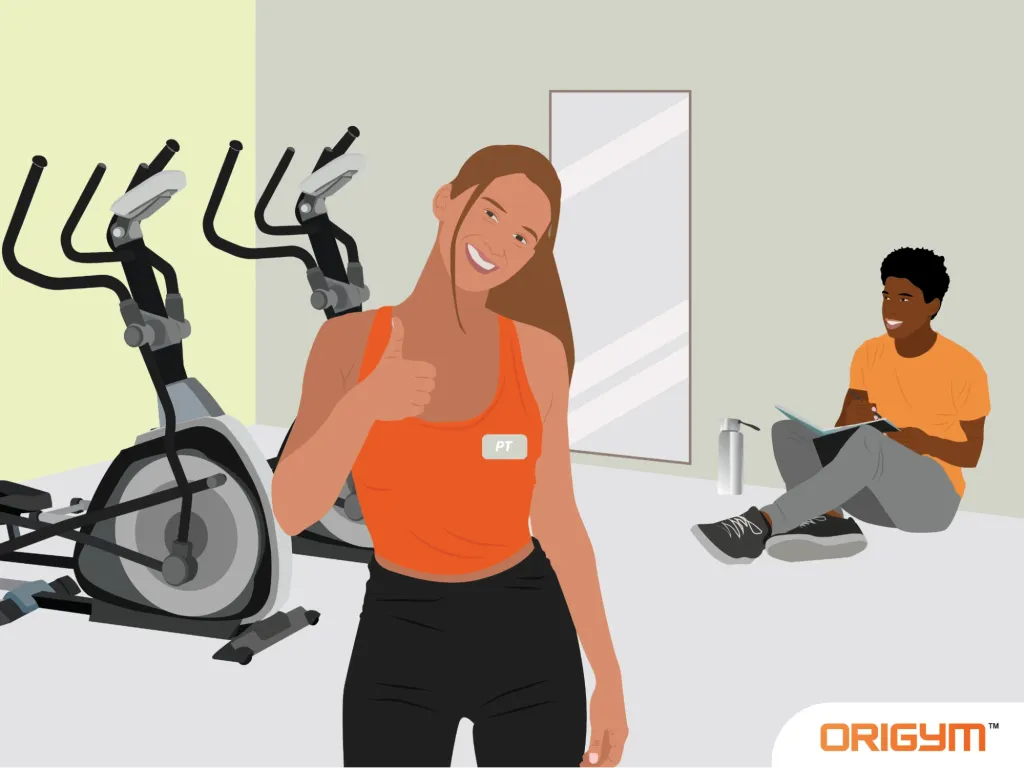 Become a personal trainer in a gym