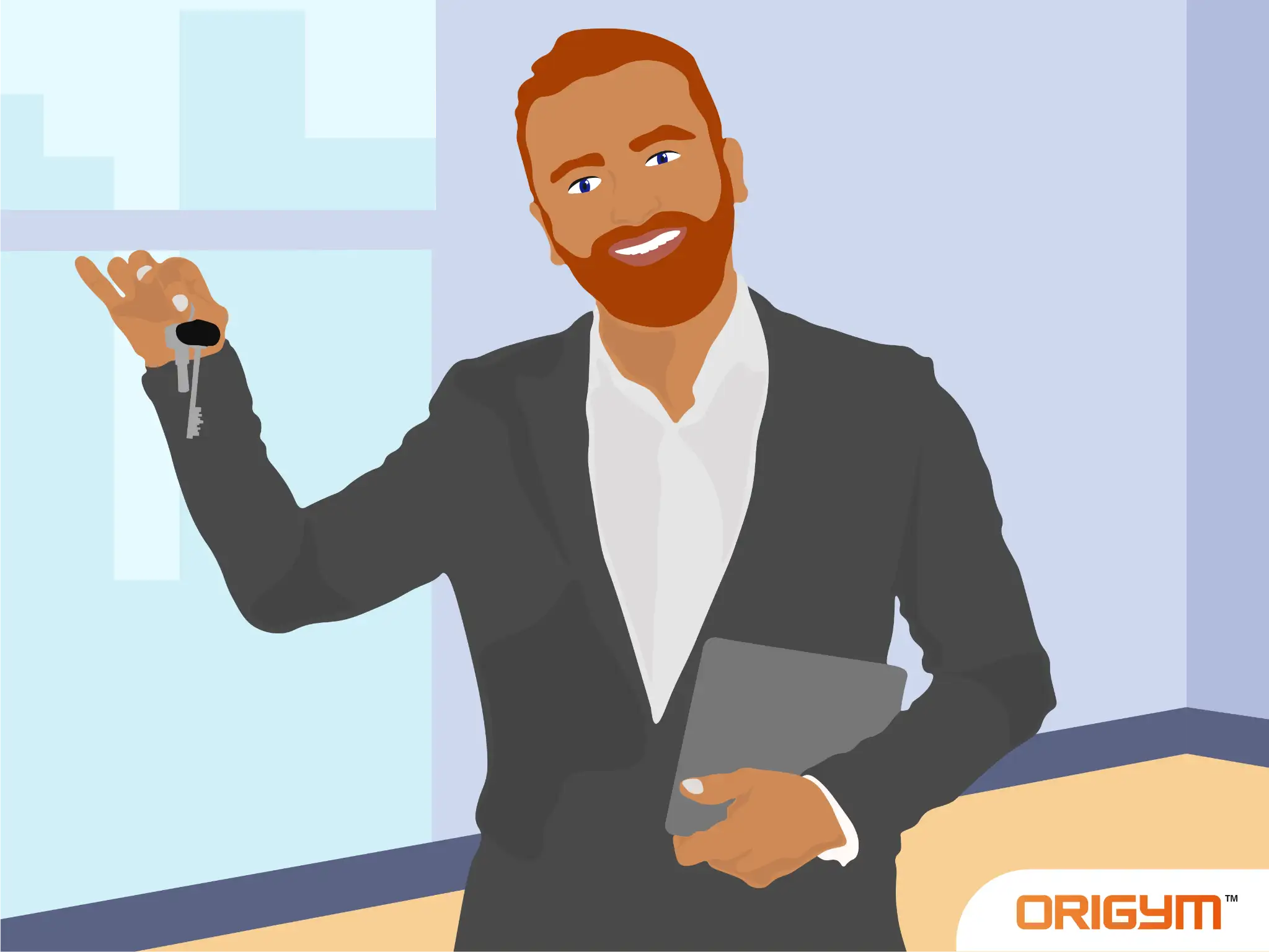 image of man working as an estate agent a job with a high salary without a degree