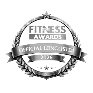 British fitness awards 2026 grayscale logo