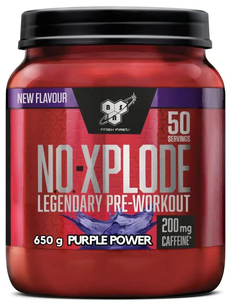 Screenshot of No-Xplode Pre-Workout Supplement