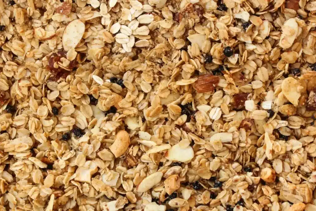 Close Up Image of Assorted Granola