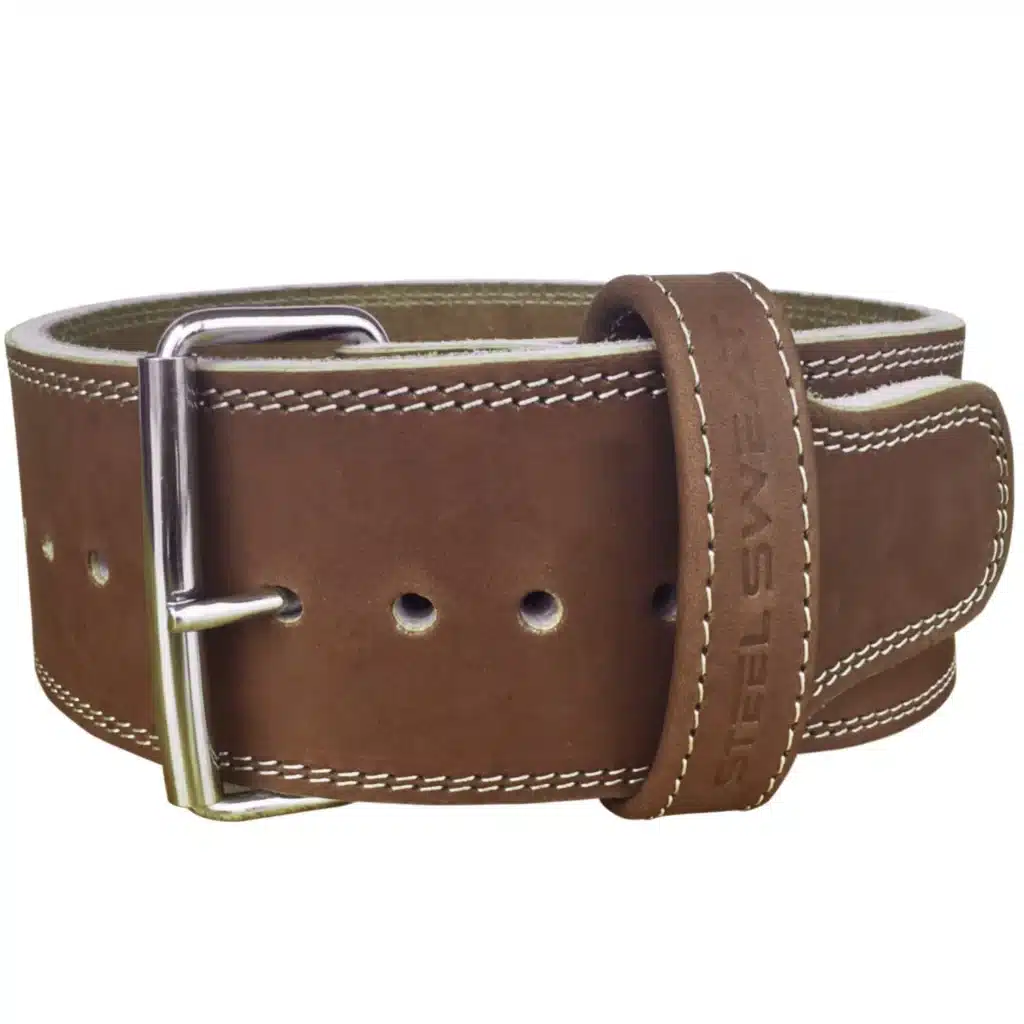 Screenshot of the Brown Leather Steel Sweat Weightlifting Belt