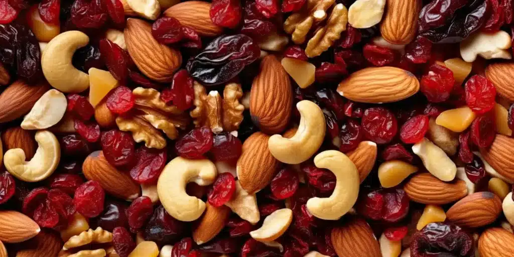 Image of a Pile of Assorted Trail Mix