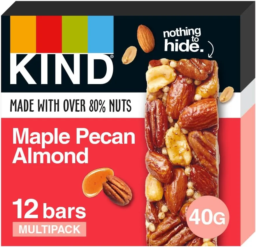 Screenshot of a Box of KIND Maple Pecan Almond Cereal Bars